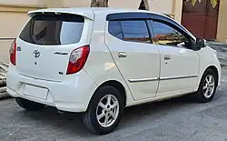 2013 Agya 1.0 G (B100RA, Indonesia)