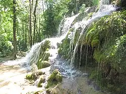 The La Turasse waterfall
