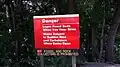 Warning sign in 2016