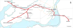 REM route map