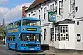 Image 8A Leyland Olympian, and the Grade II listed Angel Inn