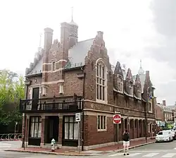 View from the rear (west)
