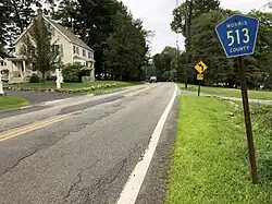 CR 513 northbound through Ironia