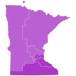 Congressional district results for Jesson v. Brown Jesson: &nbsp;&nbsp;&nbsp;&nbsp;&nbsp;50–60% &nbsp;&nbsp;&nbsp;&nbsp;&nbsp;60–70% &nbsp;&nbsp;&nbsp;&nbsp;&nbsp;70–80%