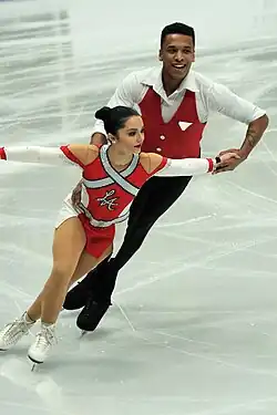 Lana Petranović and Antonio Souza-Kordeiru at the 2018 European Championships