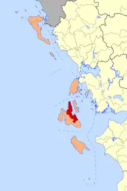 Location within the regional unit