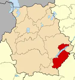 Location within the regional unit