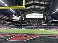 North end zone view.