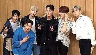 U-KISS in June 2023 From left to right: Alexander, Eli, Hoon, AJ, Kiseop and Soohyun
