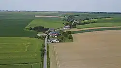 Aerial view of Mierzęcin