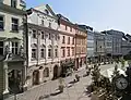 Historic townhouses at Plac Bolesława Chrobrego (Bolesław the Brave Square)