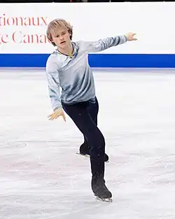 Ilia Malinin at the 2024 Skate Canada International