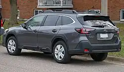 Rear view of Outback Convenience (Canada, facelift)