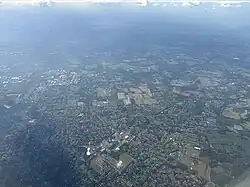 Aerial view of the township