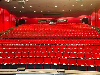 The theatre auditorium.
