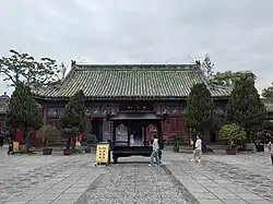 Early Qing dynasty (1644-1912) Tianwang dian of Daxiangguo Temple in Kaifeng, Henan, China. Built in 1661.