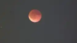 Partial eclipse in Tel Aviv, Israel, 18:32 UTC