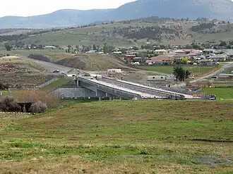 Green Point visible on the other side of the Jordan River Bridge from Herdsmans Cove