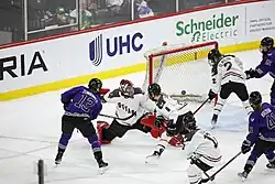 Aneta Tejralová (#2) of PWHL Ottawa skating with the puck during a game against Minnesota on March 5, 2024.