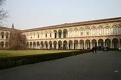 Courtyard of the Ospedale Maggiore, Milan