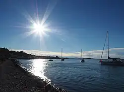 A sunny afternoon in Moncks Bay