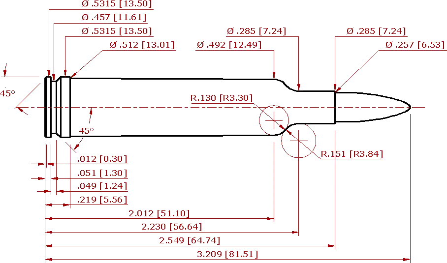 257 Weatherby Magnum Schematic