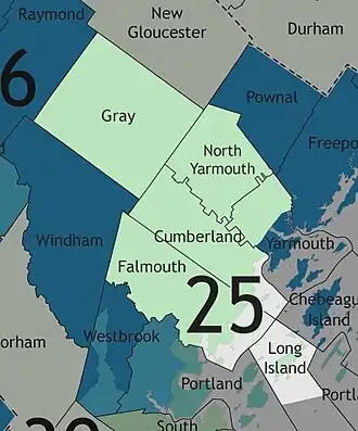 Maine's 25th State Senate district