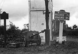 25mm Puteaux anti-tank gun abandoned during the Battle of France