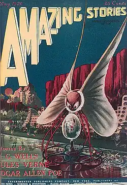 Martian being for "The Crystal Egg" by H. G. Wells, May 1926