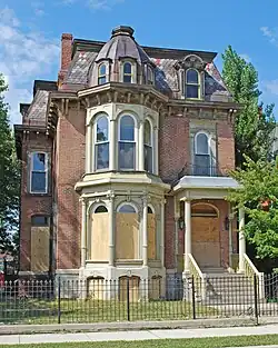 Residence of Alfred F Wilcox built in 1875.