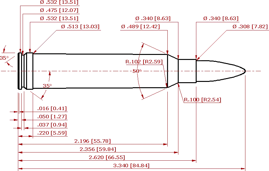 300 Winchester Magnum Schematic