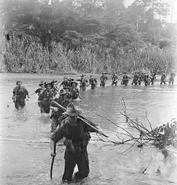 Image 31Australian soldiers in New Britain in 1945 (AWM 092342). (from History of the Australian Army)