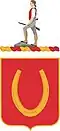 100th Regiment (formerly 375th Field Artillery Regiment) "Sic Jurat Transcendere Montes" (Thus He Swears To Cross The Mountains)