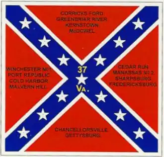 Flag of the 37th Virginia Infantry Regiment