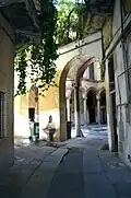 Entrance to courtyard