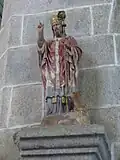 Saint Hervé with wolf