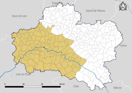 Combleux in the Arrondissement of Orléans in 2020.