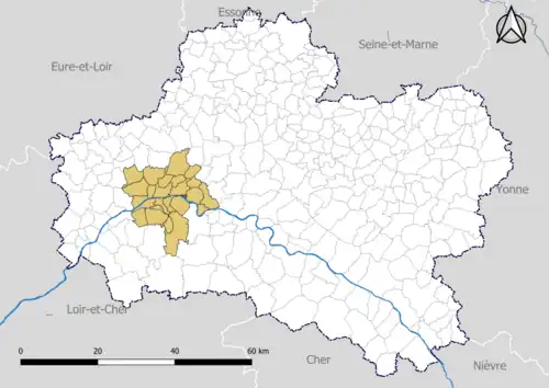 Combleux in Orléans Métropole in 2020.