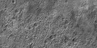 Patterned ground, as seen by HiRISE under HiWish program This is a close up from previous image.