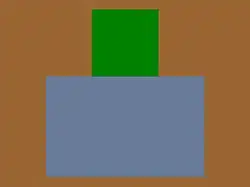 The distinguishing patch of the 49th Battalion (Edmonton Regiment), CEF.