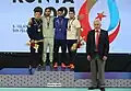 57 kg Medal Ceremony