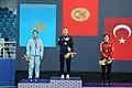 68 kg Medal ceremony