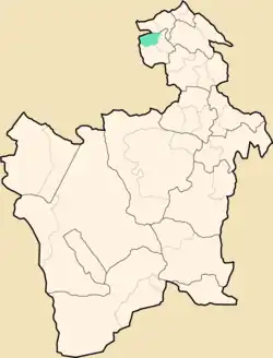 Location within Potosí Department