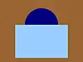 The distinguishing patch of the 52nd Battalion (New Ontario), CEF.
