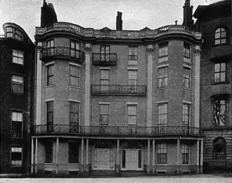 A large house, in an American neo-classical style