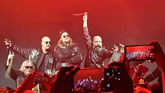 Kohver and Korea performing alongside Puuluup in 2024