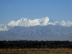 Kongur Tagh from the Karakoram Highway