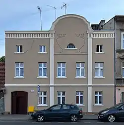 Facade on the street