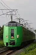 789 series EMU on a Tsugaru service, August 2007