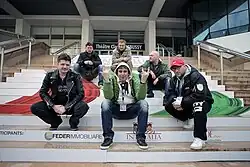 Russian rock band 7B on MIPIM-2013. (Cannes (France).